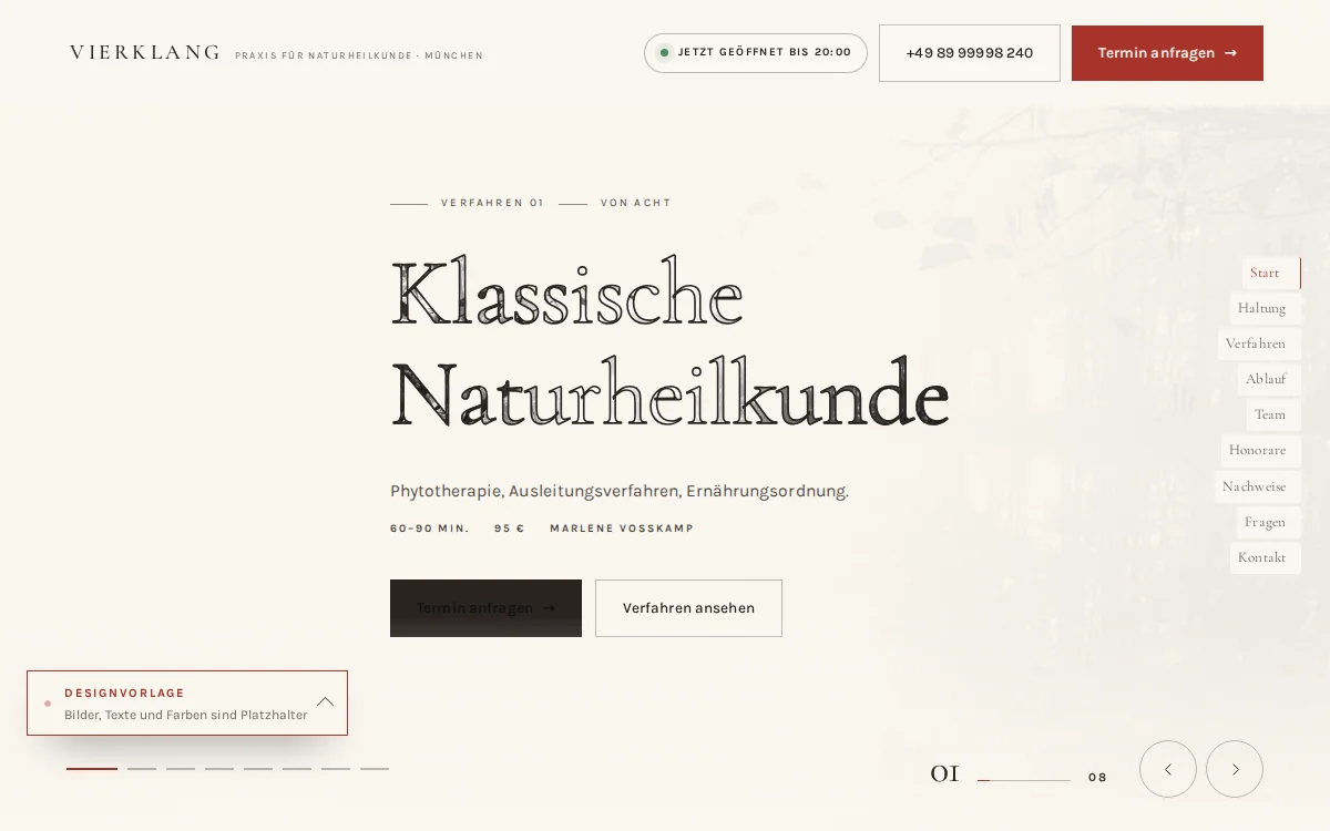 Kopfbereich des Entwurfs Mohn